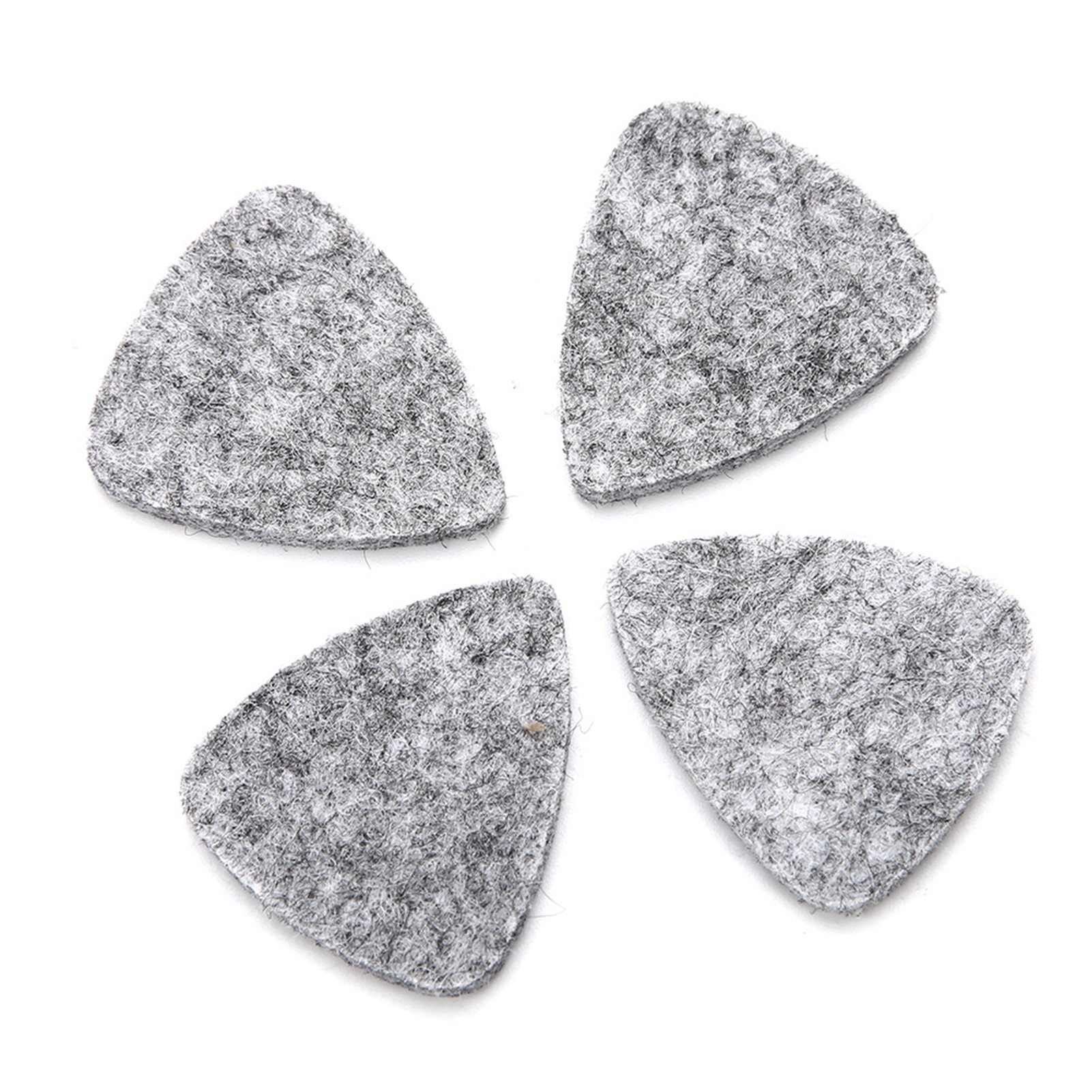 10pcs Authentic Wool Felt Guitar Plectrums Improve Strumming