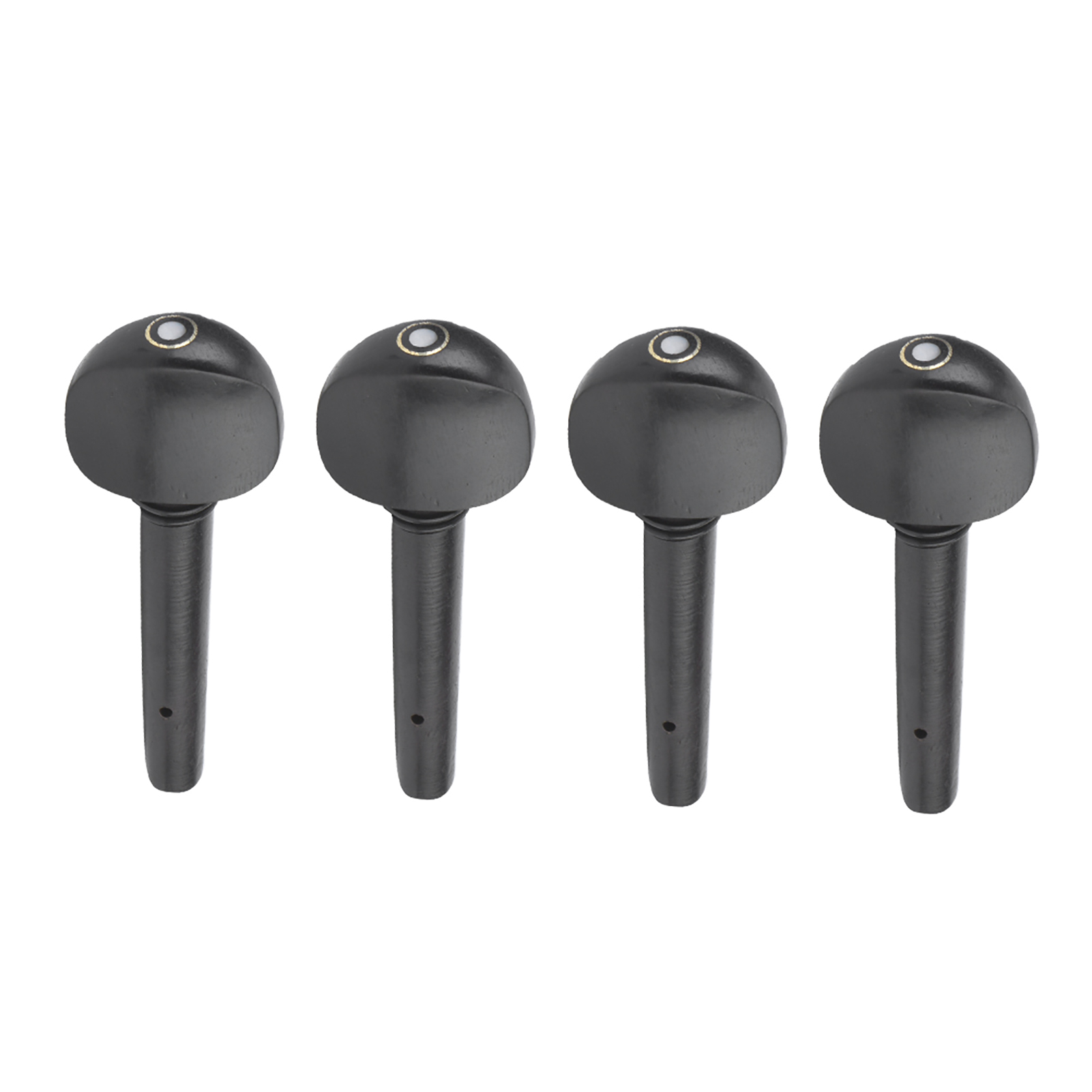 4 Pcs Quality Violin Strings Shaft Tuning Pegs Accessories Ebony Solid Wood