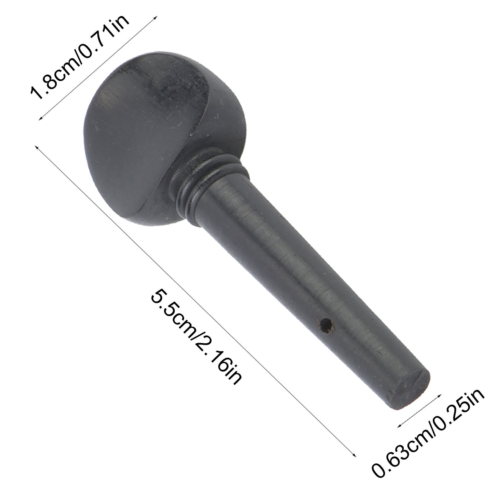 4 Pcs Quality Violin Strings Shaft Tuning Pegs Accessories Ebony Solid Wood