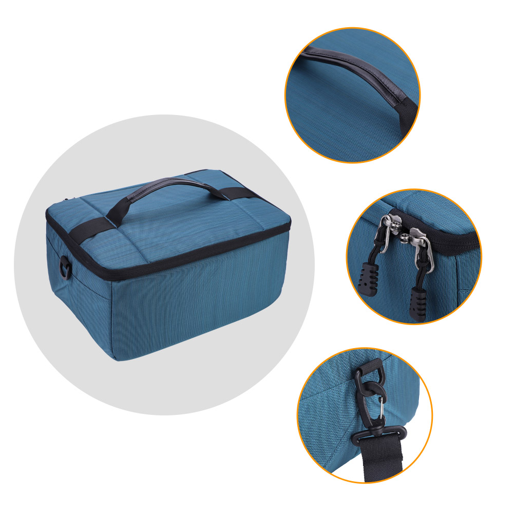 Fordable Protective Insert Partition Handle Camera Lens Bag Case Pouch DOB - Picture 10 of 15