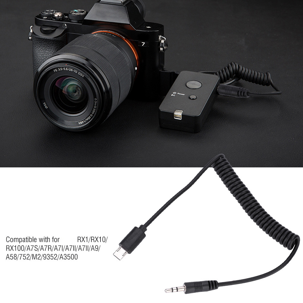 RM-VPR1 3.5mm2.5mm S2 Shutter Release Cable For A7Iii A9A99 Ii A7 Ii Hot