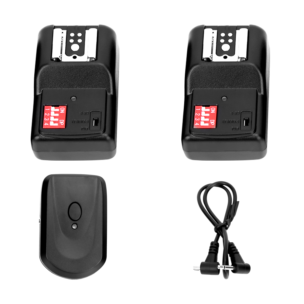 433MHZ 16 Channel Wireless Flash Trigger Set With 1 Transmitter 2 Receivers 1 - Picture 9 of 9