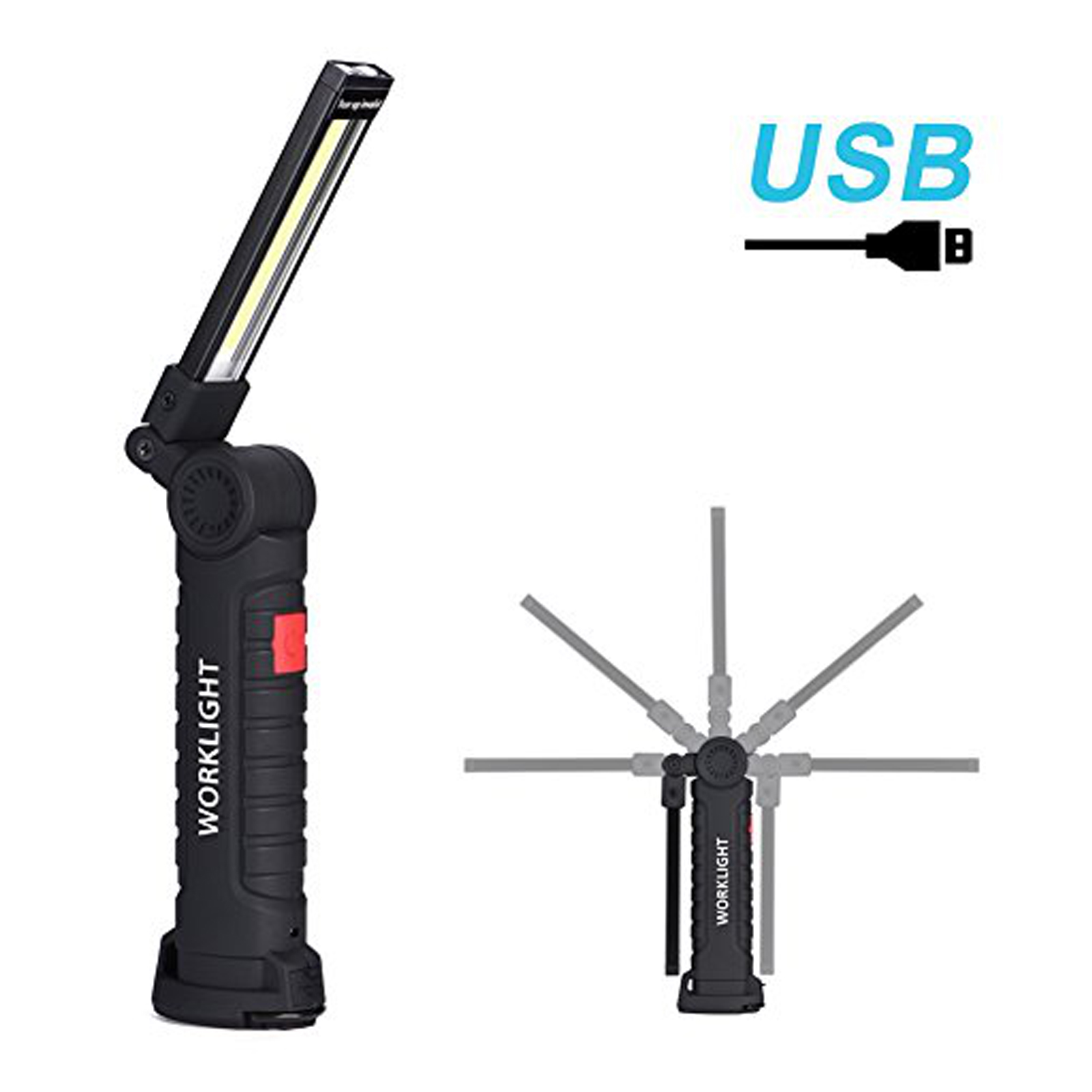 LED Leselampe Buchlampe USB Wiederaufladbar Led Klemmleuchte - Afbeelding 13 van 13
