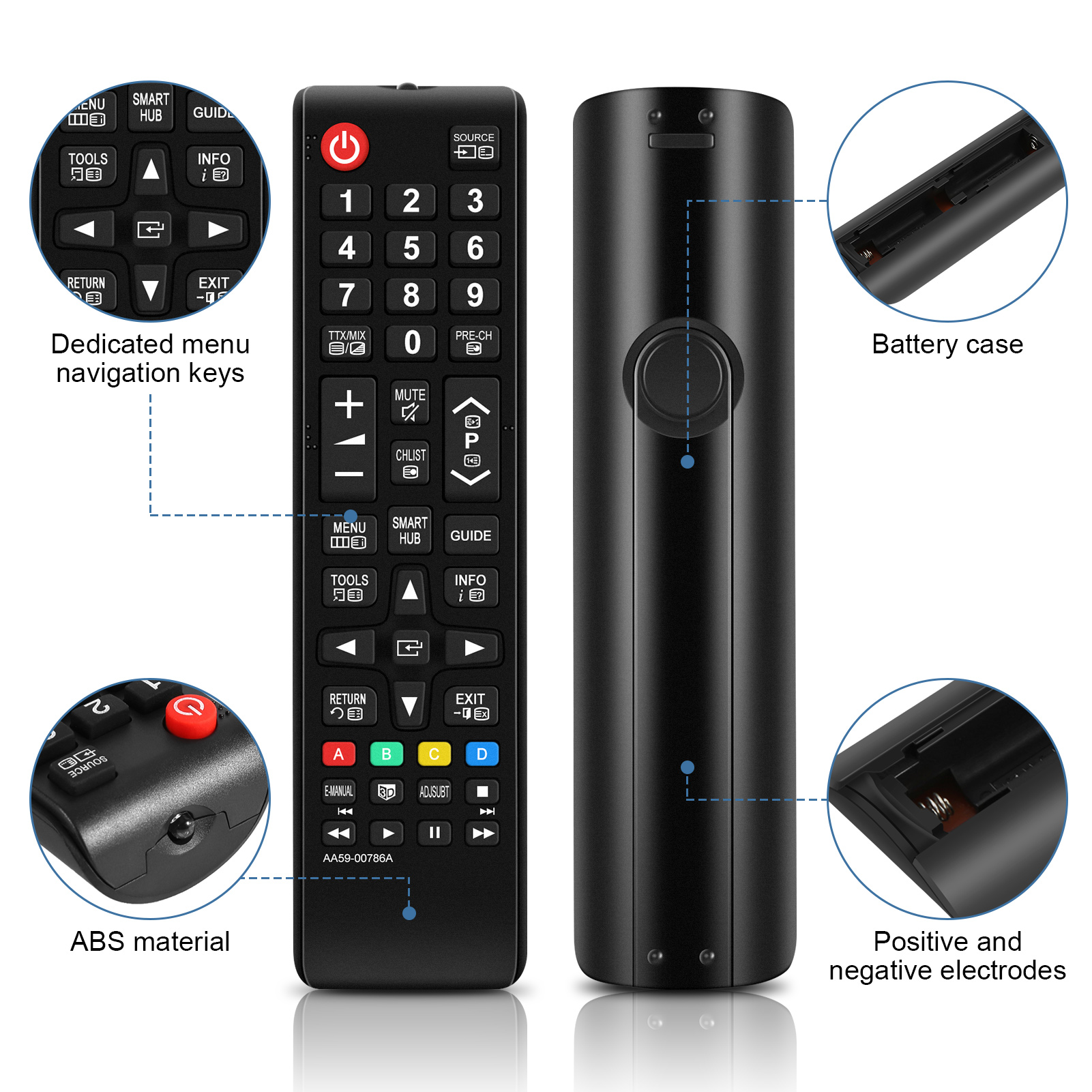Universal Remote Control Controller Replacement For HDTV LED - Picture 7 of 8