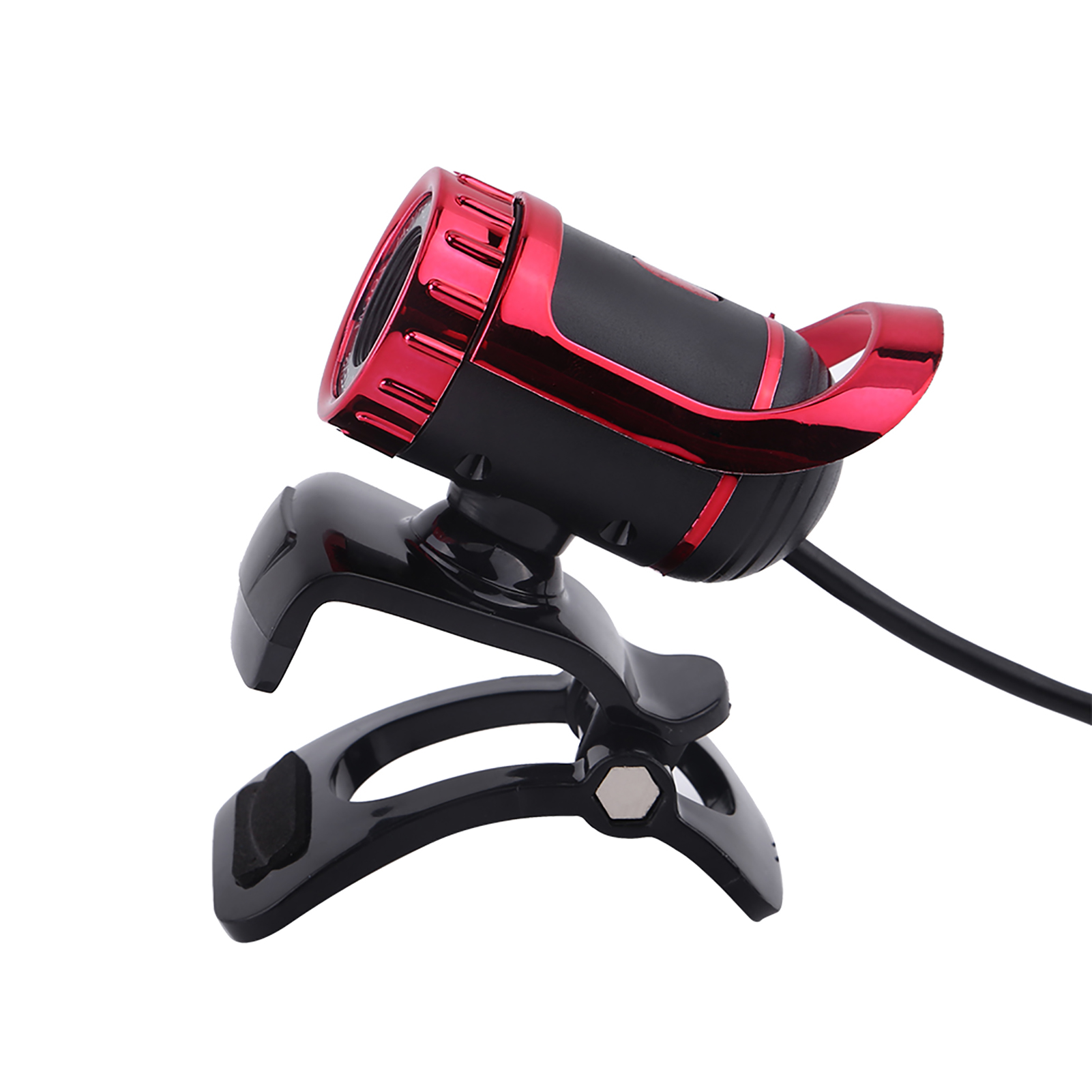 12M Pixels Clip On Webcam Web Camera HD 360° Rotating Stand Built In Microph NEW - Afbeelding 8 van 13