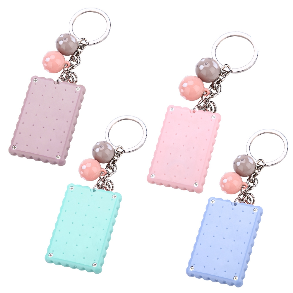 Mini Portable Cute Cookies Style Key Chain Calculator Candy Color Pocket Calc FY - Afbeelding 18 van 20