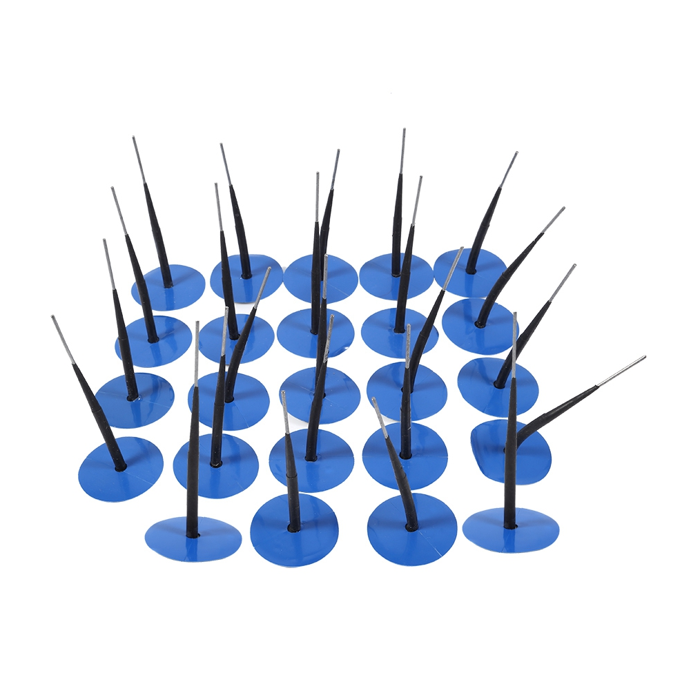 ­24Pcs Auto Tubeless Tyre Puncture Repair Wired 4.5mm Mushroom Plug Patch
